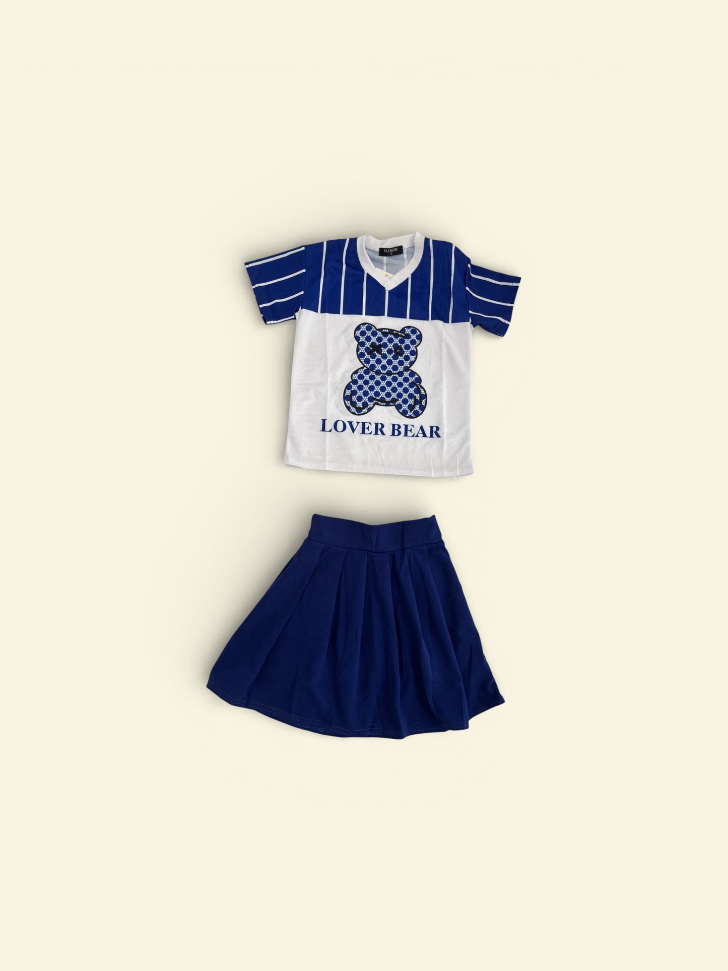 2pc Young Girls Basketball T-shirt and Skirt