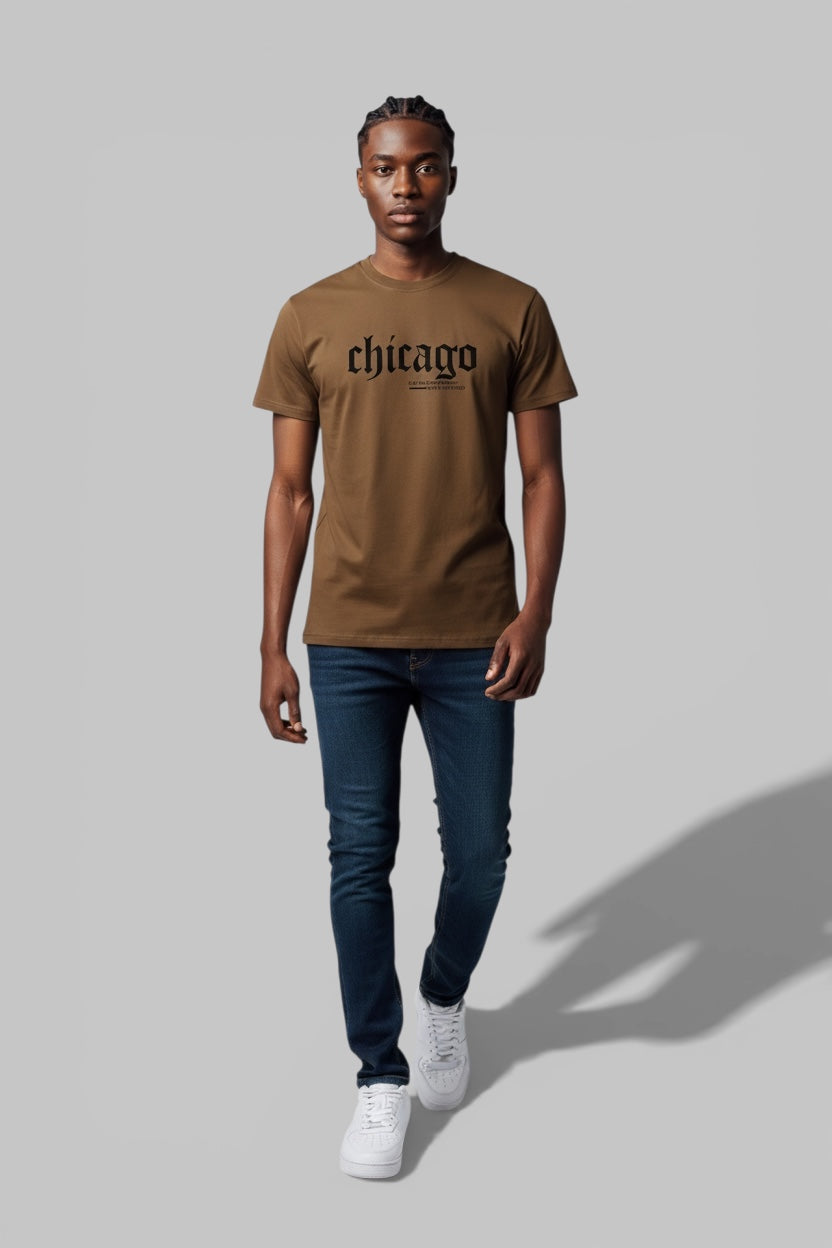 Chicago T-shirt Round Neck Short Sleeve
