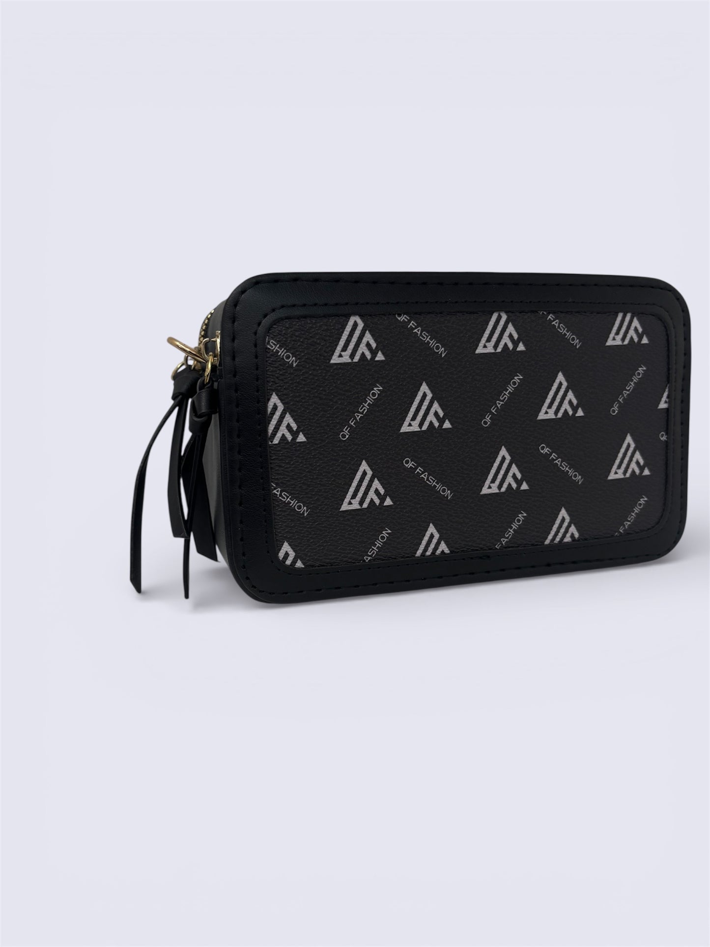 QF Fashion Sling Bag Double zip Double Space