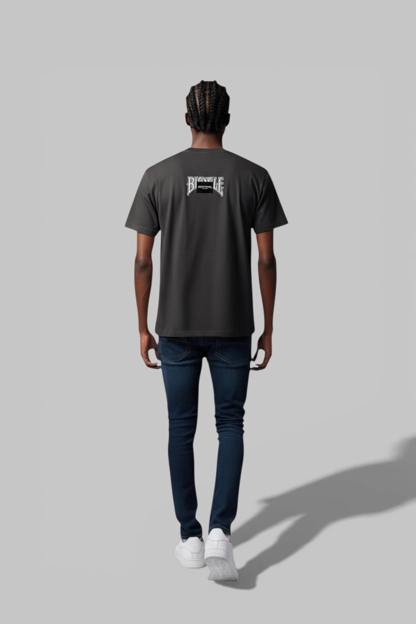 BIGYCLE T-shirt Round Neck Short Sleeve