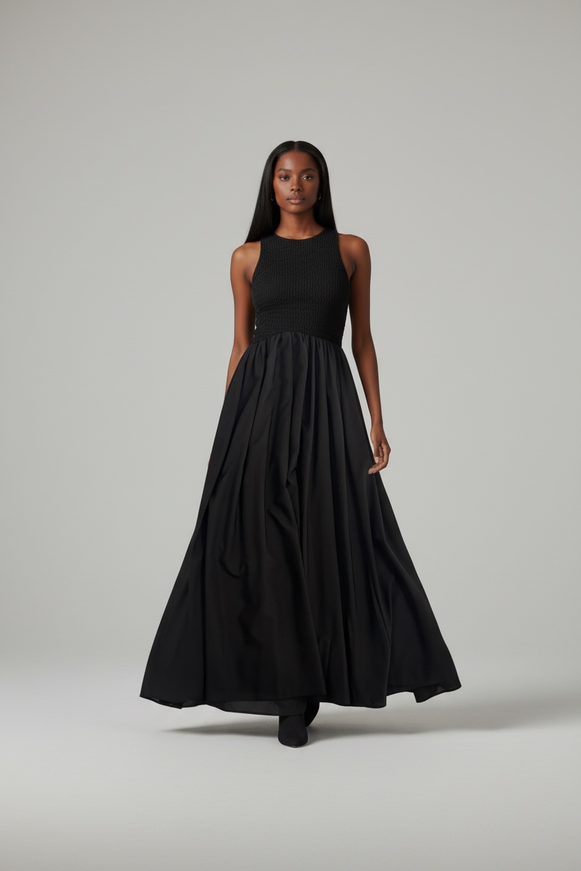 Women’s Maxi Dress Open Back