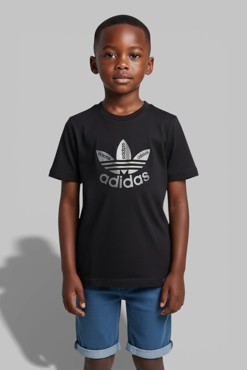 Kids Adidas T-shirt Round Neck Short Sleeve