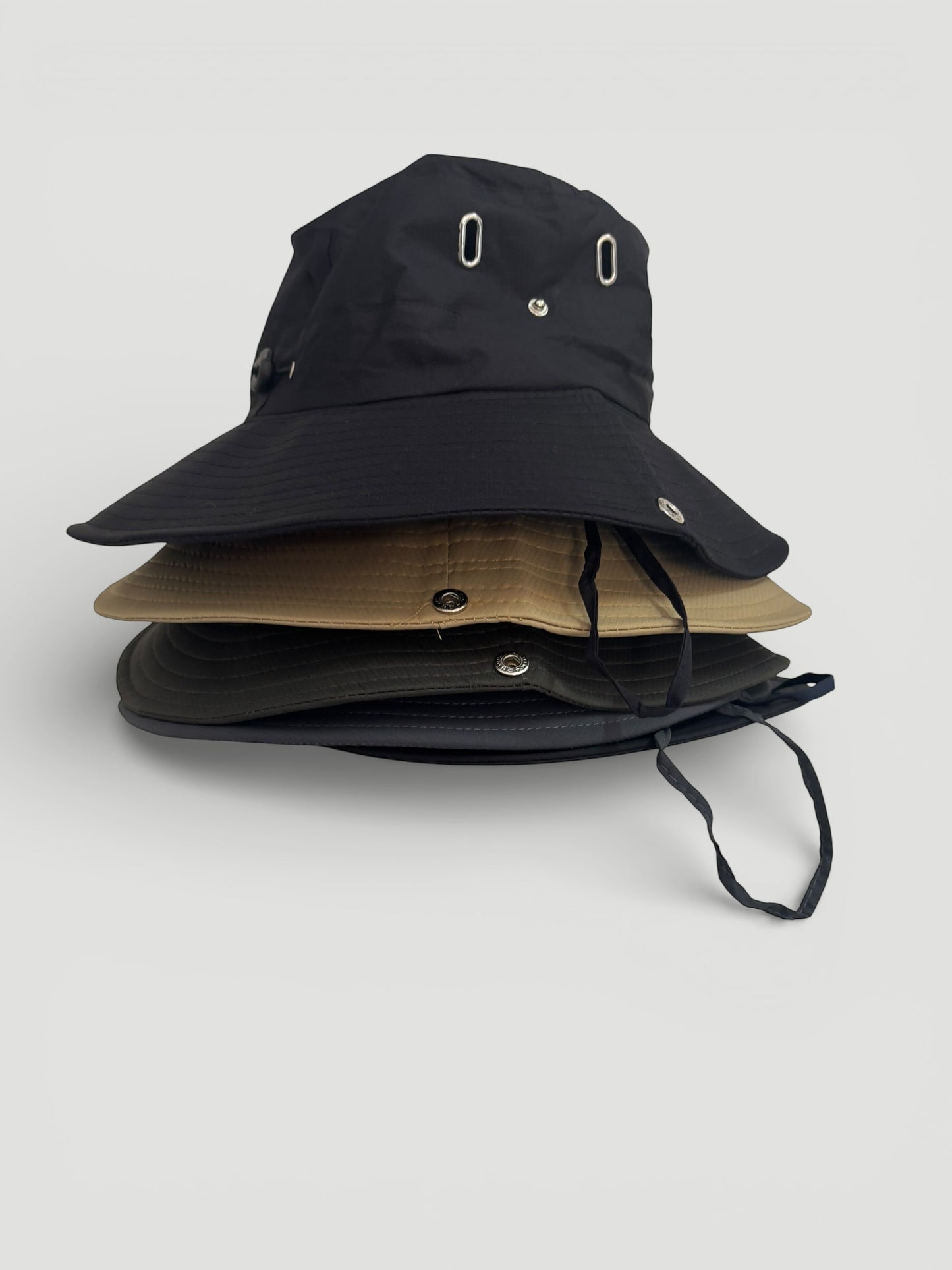 Unisex 1pc Solid Drawstring Adjustable Sun Protection Casual Bucket Hat For Outdoor Sun Hat Summer Hat, Suitable For Summer Outdoor Activities Such As Hiking And Fishing