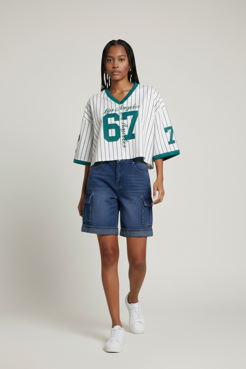 Women’s Los Angeles 67 Oversized Crop Shirt