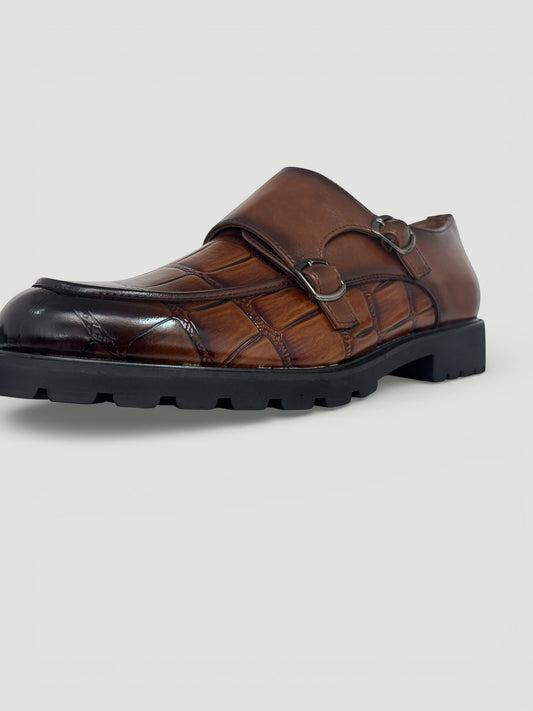 Men’s Vintage shoes Crocodile Leather Shoes