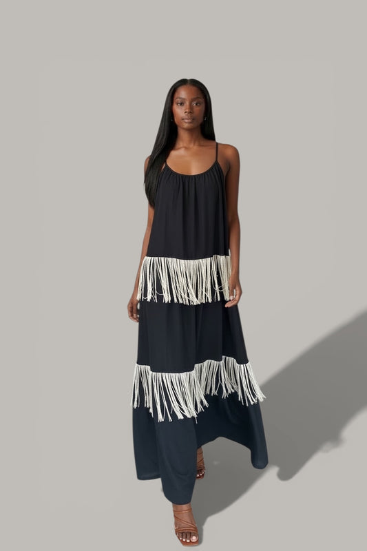 Women’s Maxi Tank Dress With Pockets