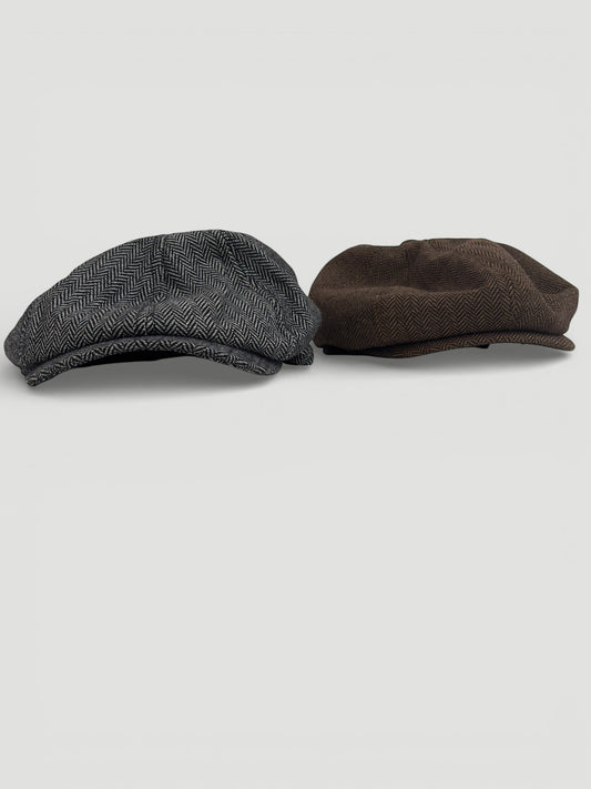 Men Solid Baker Boy Cap For Daily