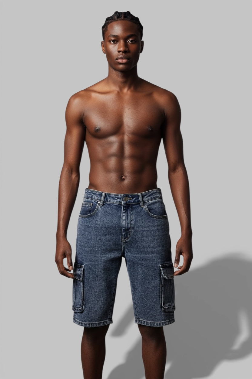 Men Denim Jots multiple pockets