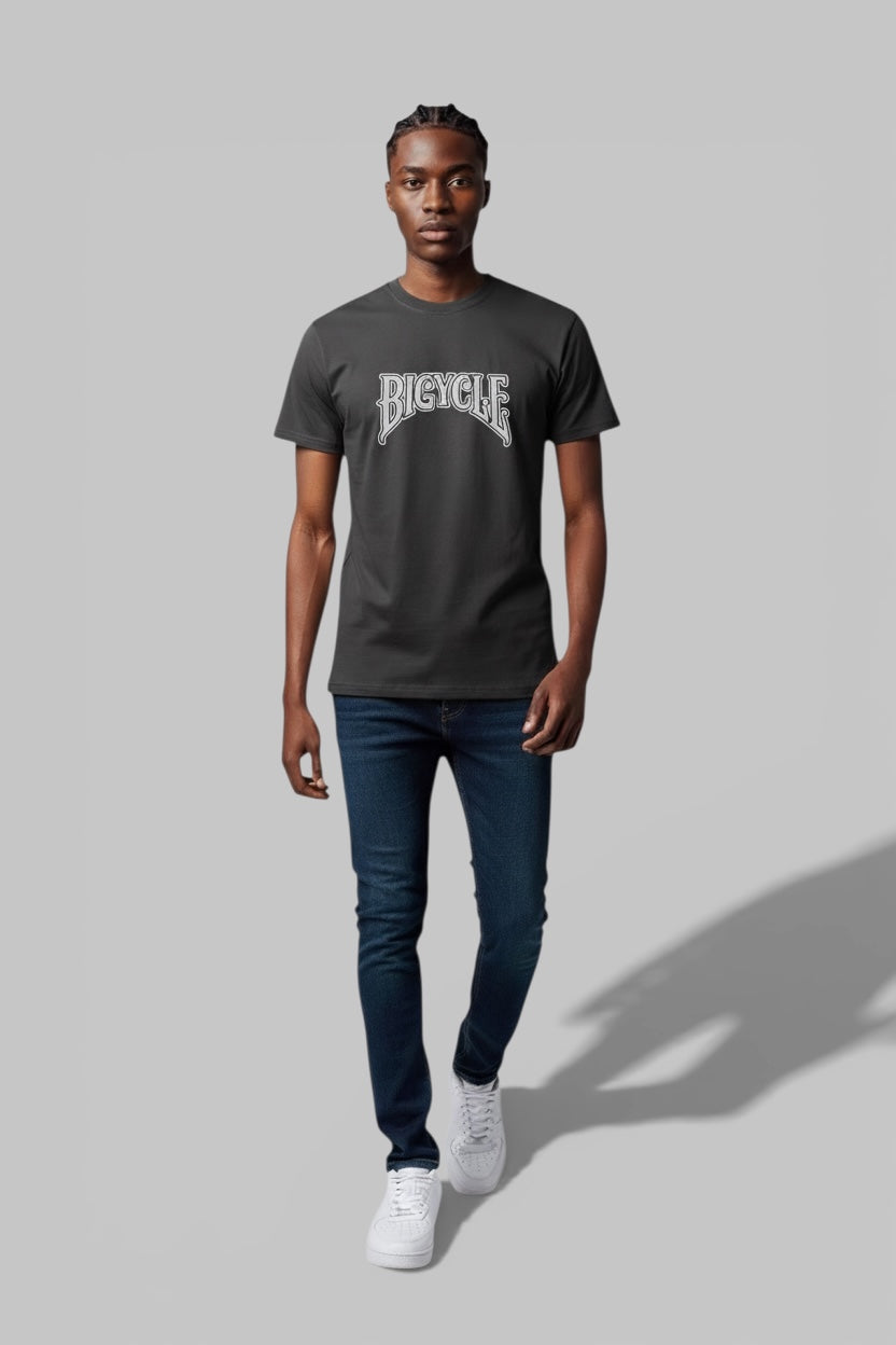 BIGYCLE T-shirt Round Neck Short Sleeve