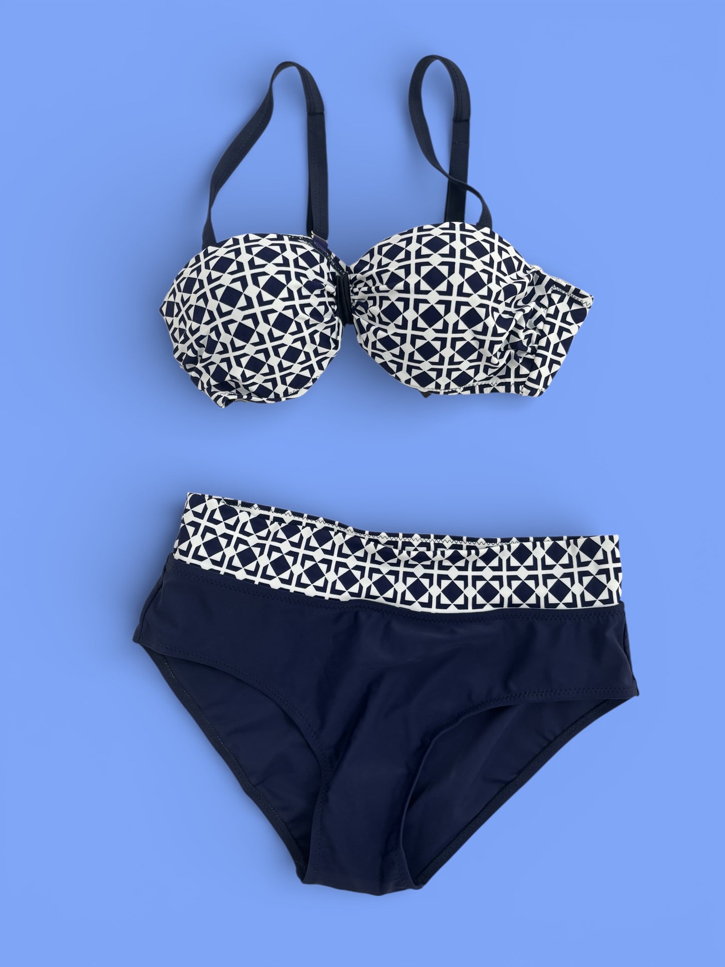 Underwire Bikini Set – Adjustable Strap Swimwear High waist